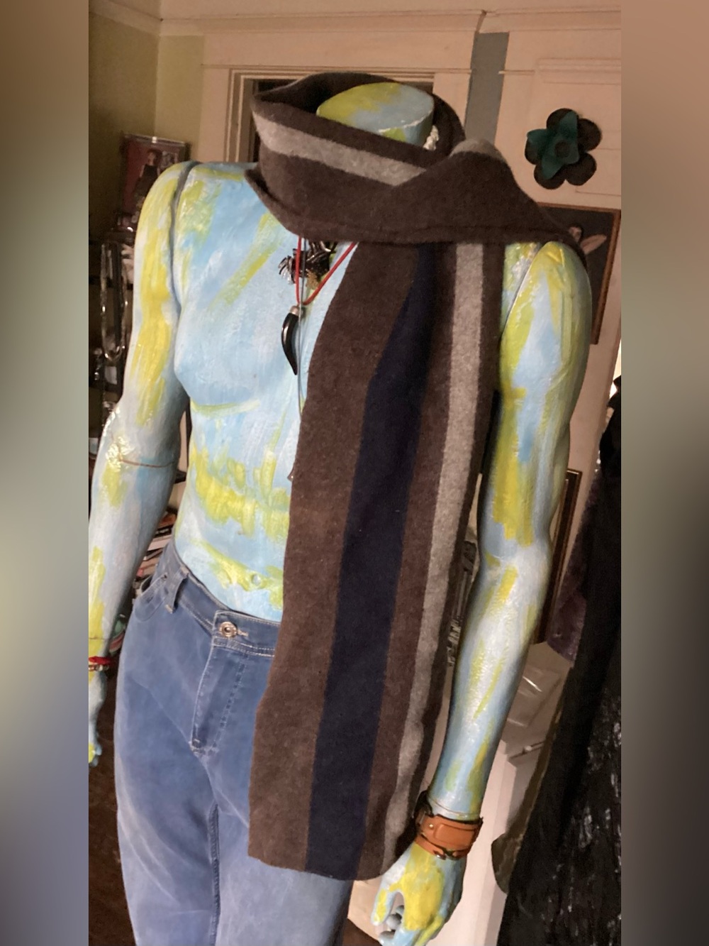 Coach wool scarf unisex